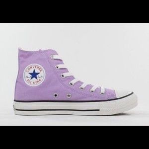 High Top Converse (Light Purple)